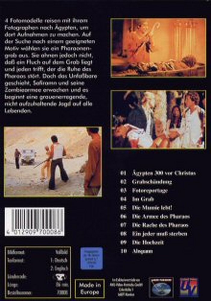Dawn of the Mummy - Die Mumie des Pharao - DVD Back-Cover Dawn of the Mummy - Die Mumie des Pharao - DVD Back-Cover