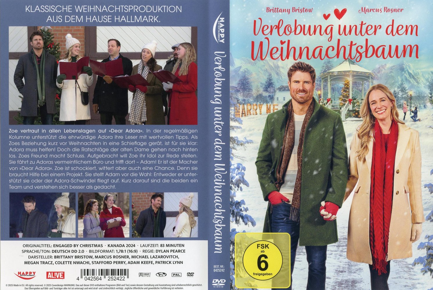 Eine Verlobung an Weihnachten - Verlobung unter dem Weihnachtsbaum - DVD Full-Cover Eine Verlobung an Weihnachten - Verlobung unter dem Weihnachtsbaum - DVD Full-Cover