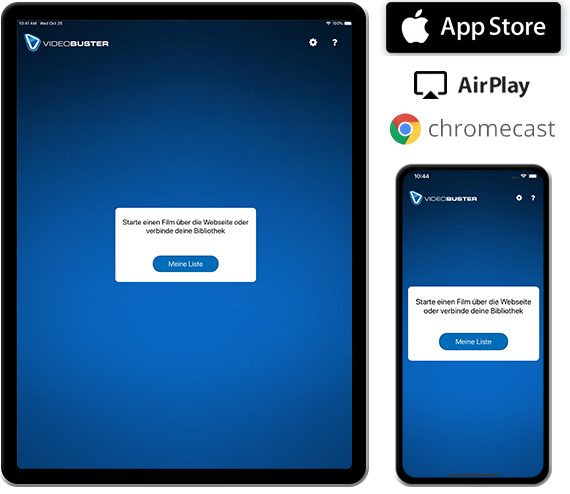 VIDEOBUSTERVIDEOBUSTER-App Apple IOS App-Player