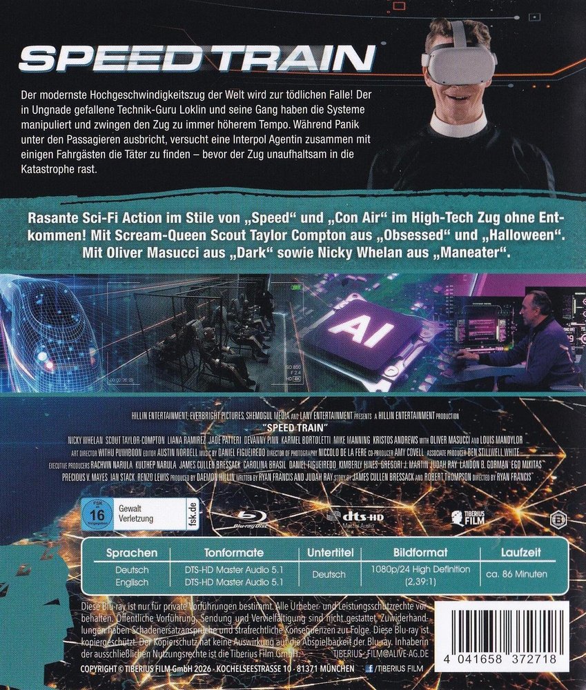Speed Train - Blu-ray Back-Cover Speed Train - Blu-ray Back-Cover