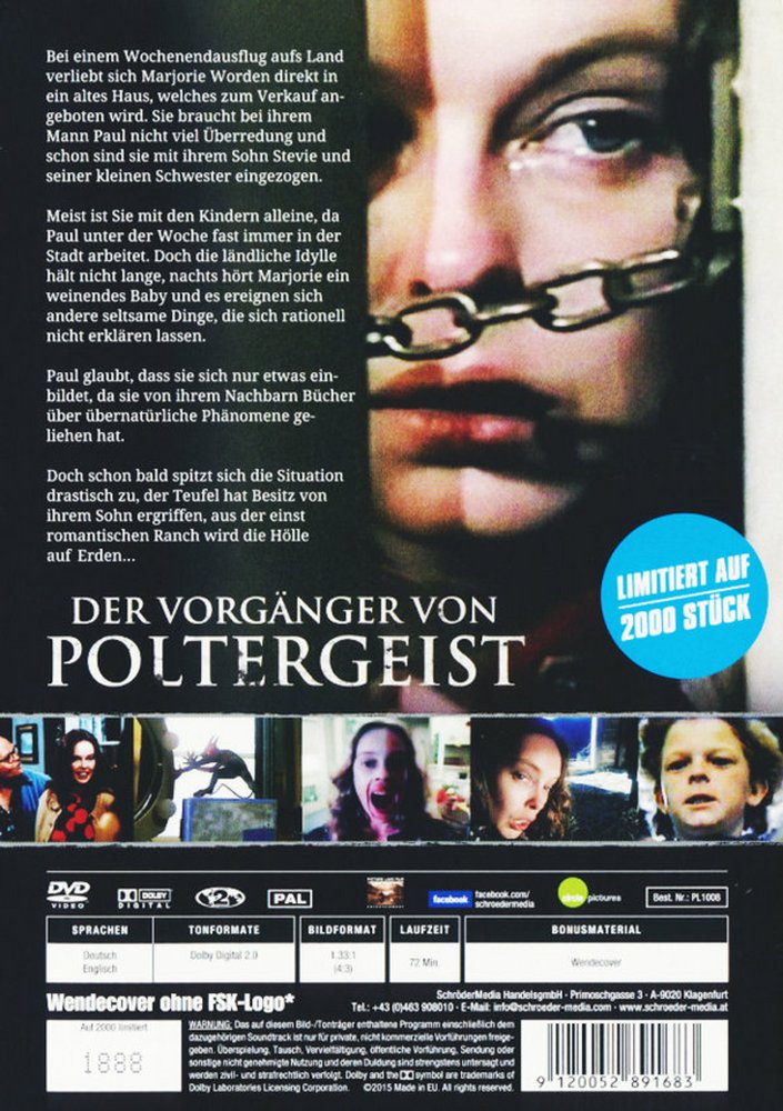 Something Evil - Das Haus des Bösen - DVD Back-Cover Something Evil - Das Haus des Bösen - DVD Back-Cover