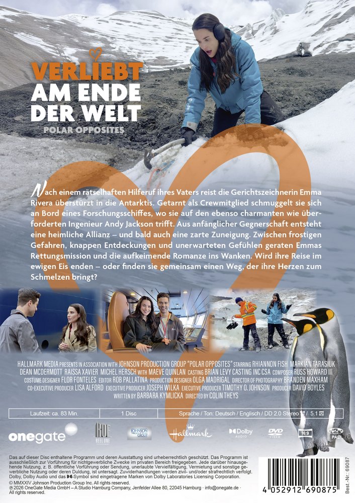 Polar Opposites - Verliebt am Ende der Welt - DVD Back-Cover Polar Opposites - Verliebt am Ende der Welt - DVD Back-Cover
