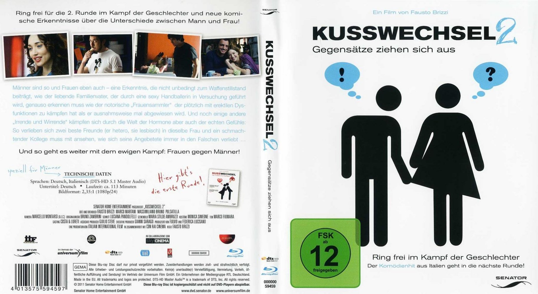 Kusswechsel 2 - Gegensätze ziehen sich aus - Blu-ray Full-Cover Kusswechsel 2 - Gegensätze ziehen sich aus - Blu-ray Full-Cover