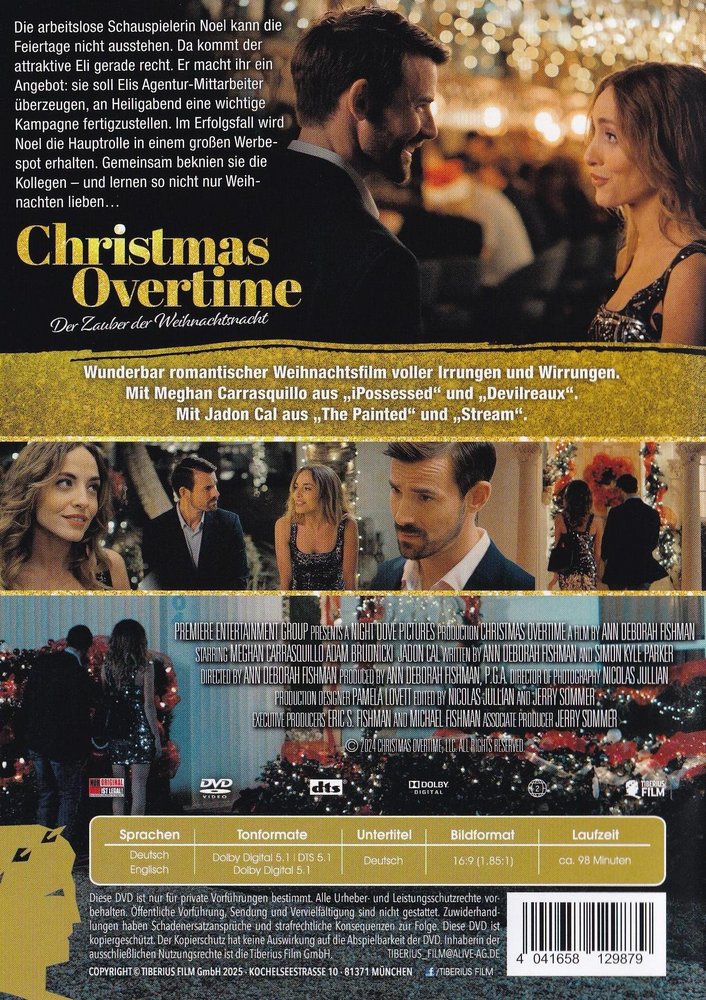 Christmas Overtime - DVD Back-Cover Christmas Overtime - DVD Back-Cover