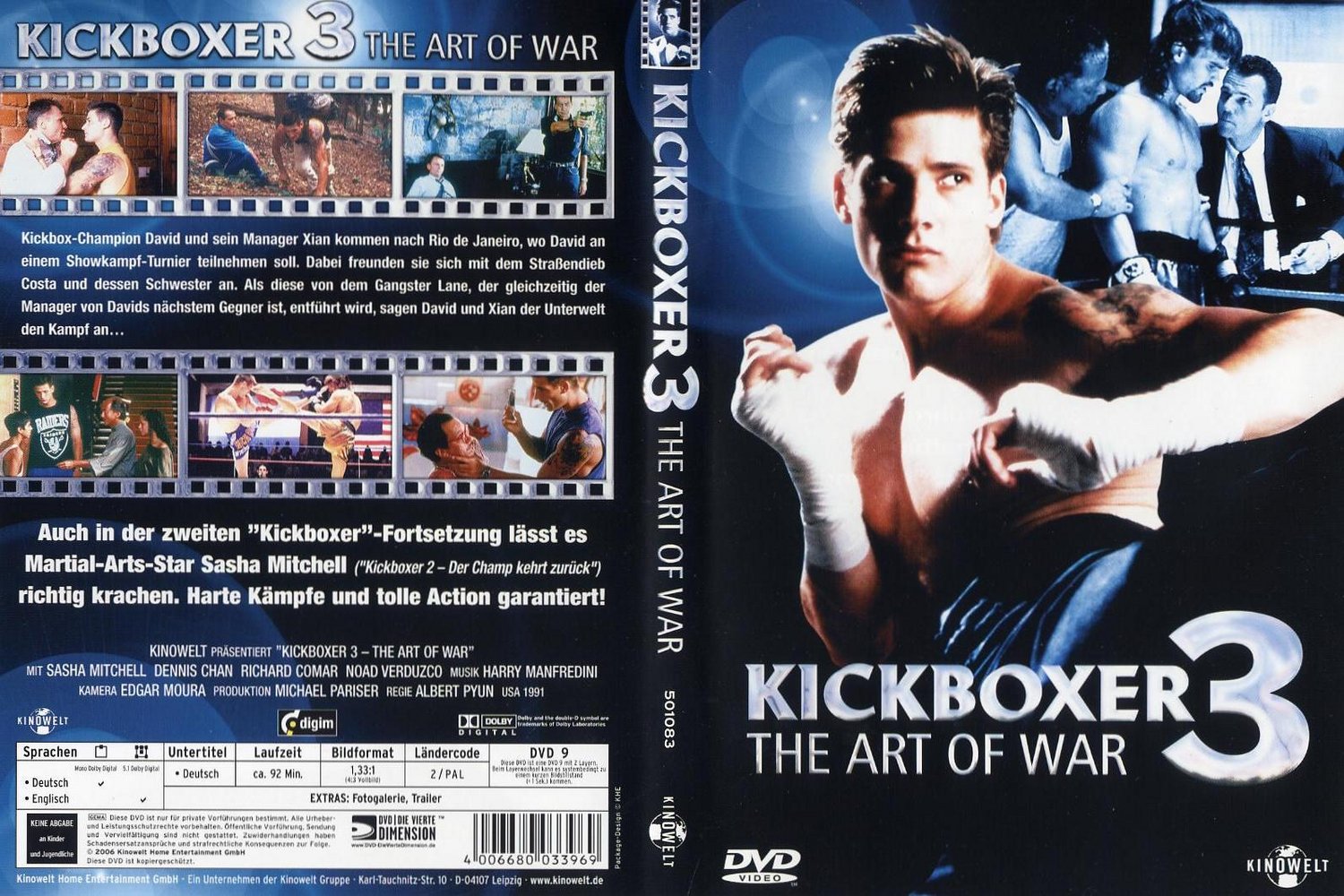 Kickboxer 3 - The Art of War - DVD Full-Cover Kickboxer 3 - The Art of War - DVD Full-Cover