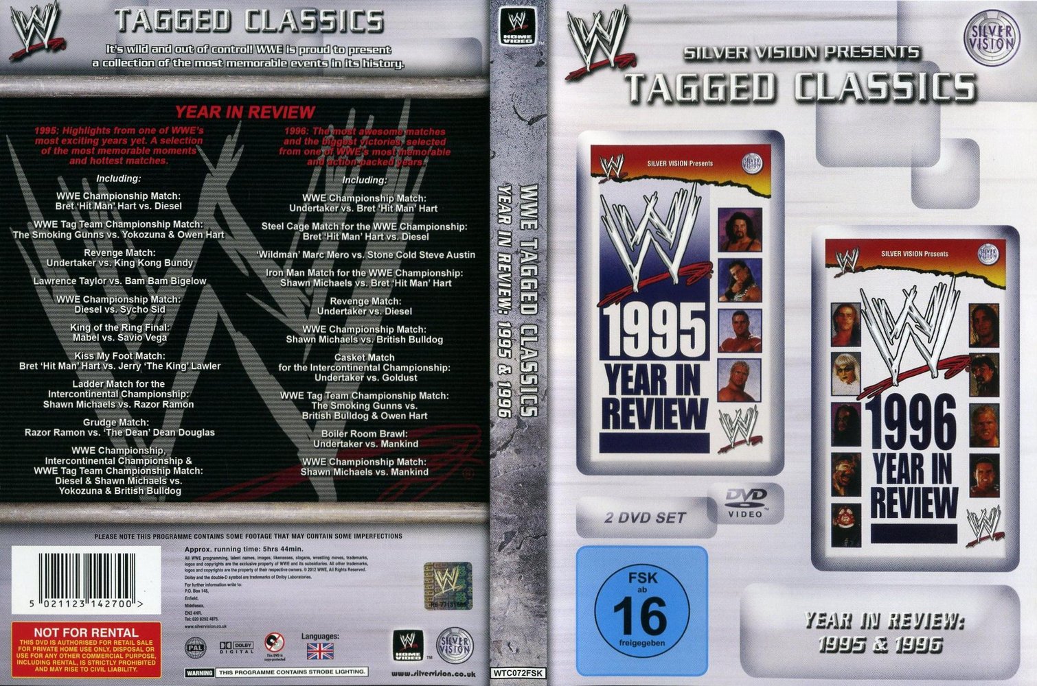 WWE - The Year in Review 1995 & 1996 - DVD Full-Cover WWE - The Year in Review 1995 & 1996 - DVD Full-Cover
