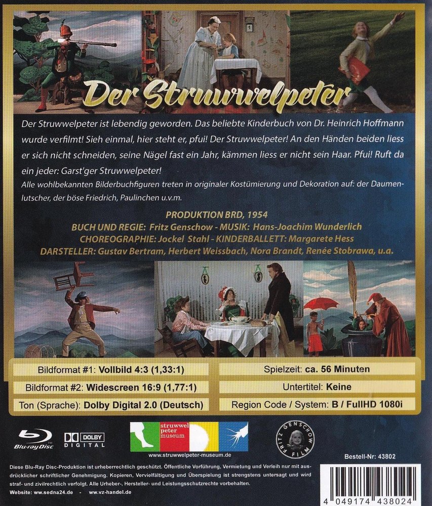 Der Struwwelpeter - Blu-ray Back-Cover Der Struwwelpeter - Blu-ray Back-Cover