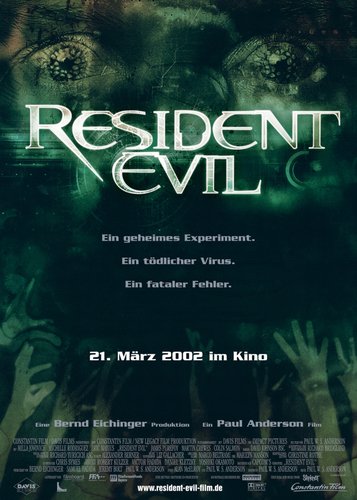 Resident Evil - Poster 2
