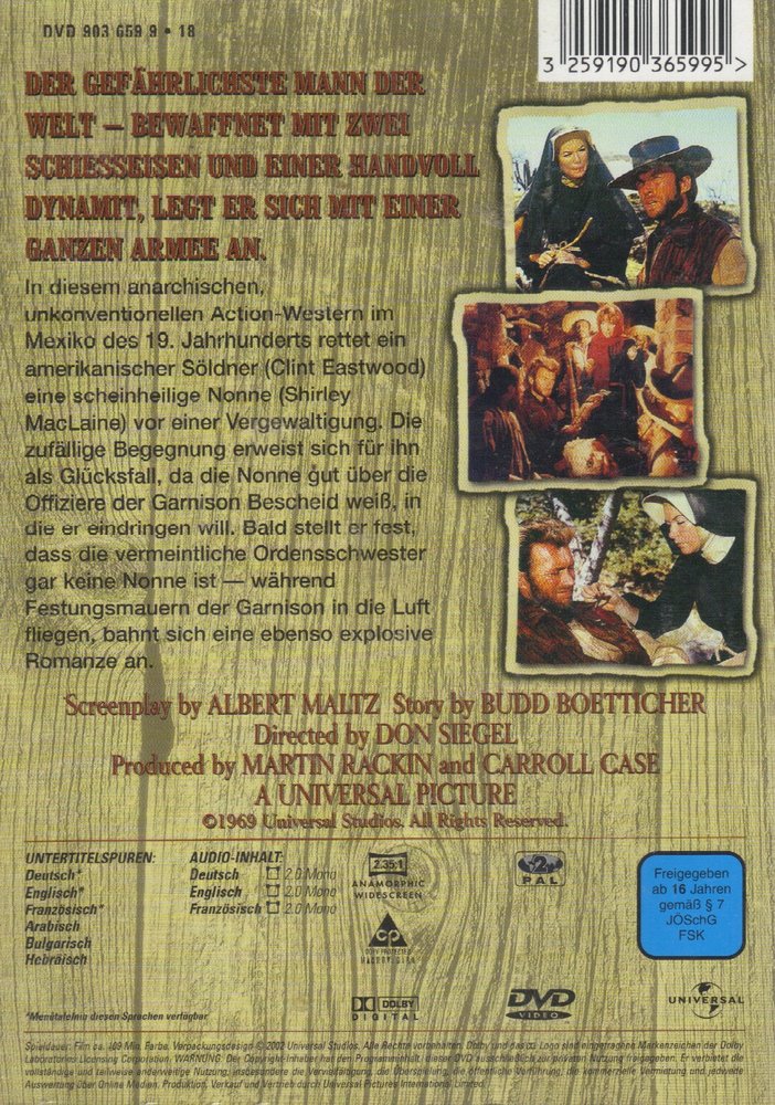 Ein Fressen für die Geier - DVD Back-Cover Ein Fressen für die Geier - DVD Back-Cover