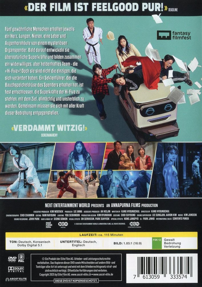 Hi-Five - DVD Back-Cover Hi-Five - DVD Back-Cover