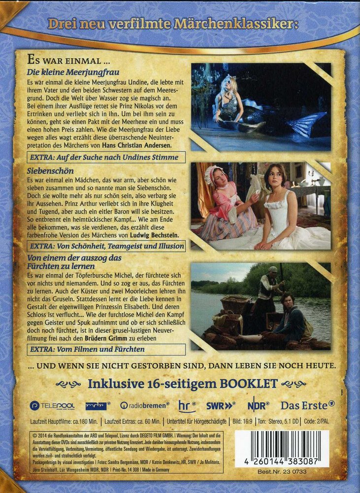 6 auf einen Streich 34 - Von einem, der auszog, das Fürchten zu lernen - DVD Back-Cover 6 auf einen Streich 34 - Von einem, der auszog, das Fürchten zu lernen - DVD Back-Cover