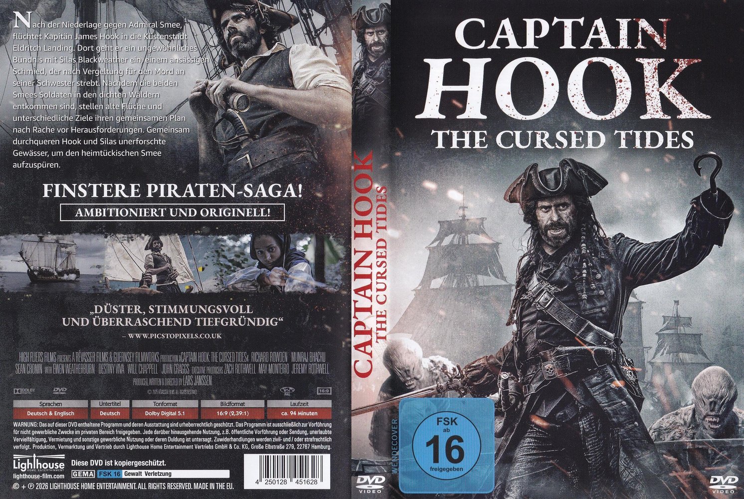 Captain Hook - The Cursed Tides - DVD Full-Cover Captain Hook - The Cursed Tides - DVD Full-Cover