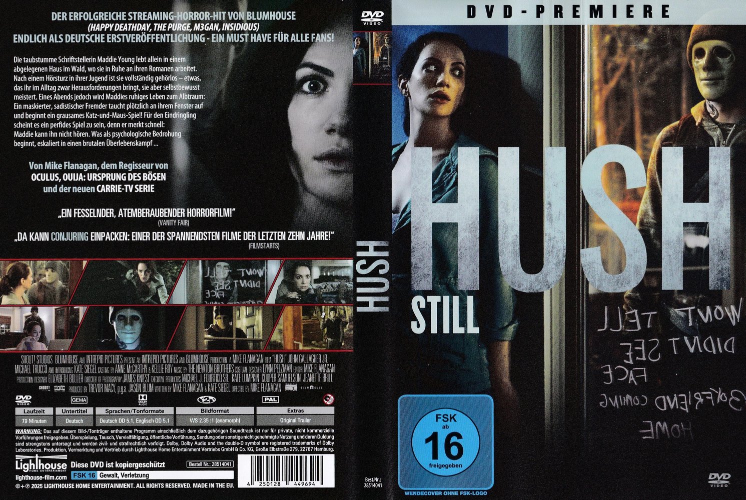 Hush - Still - DVD Full-Cover Hush - Still - DVD Full-Cover