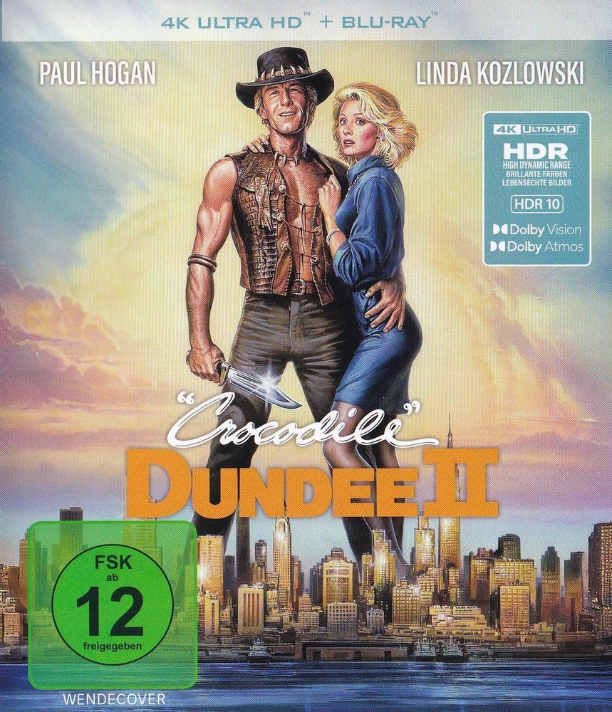 Crocodile Dundee 2 - 4K UHD Front Cover Crocodile Dundee 2 - 4K UHD Front Cover