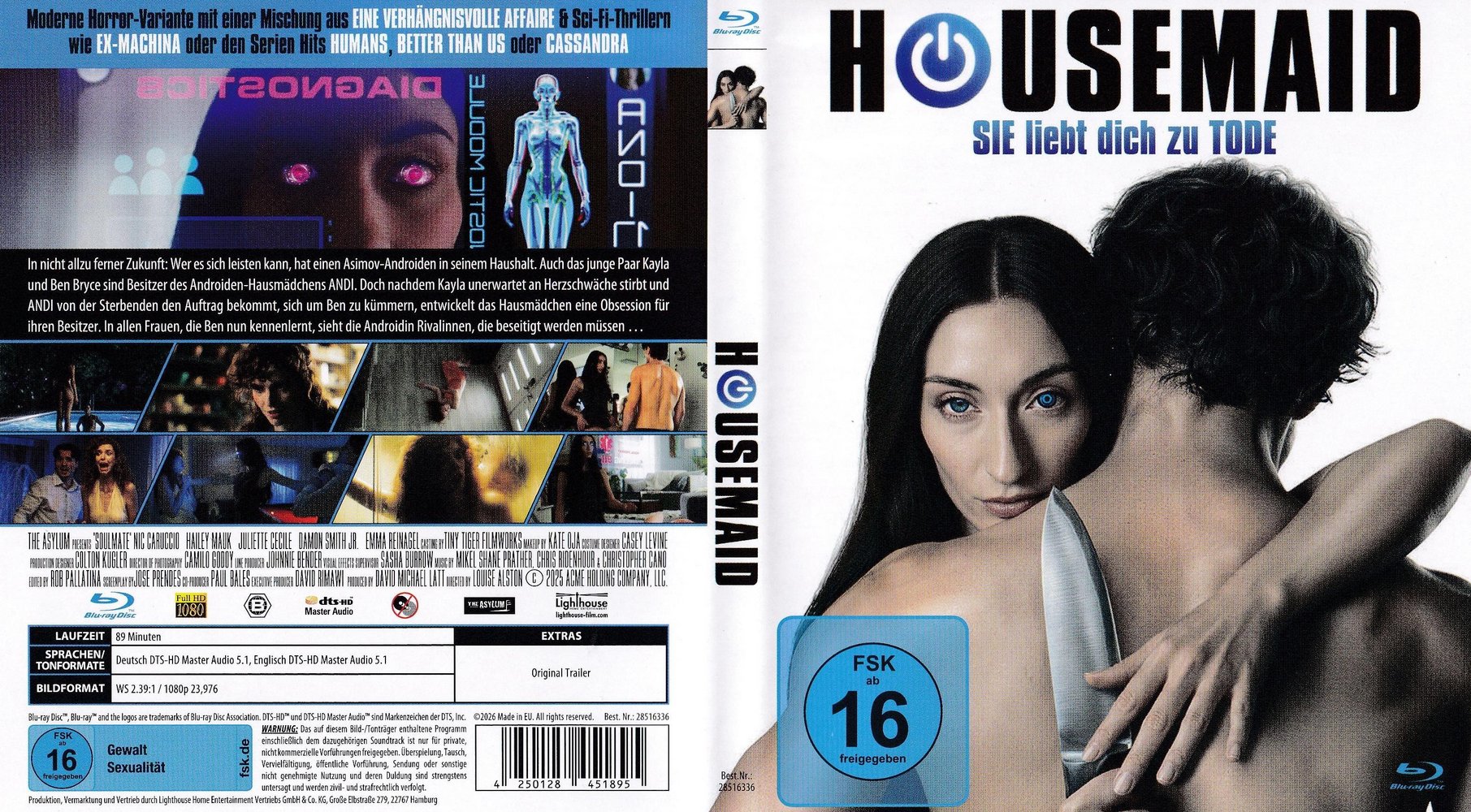 Housemaid - Sie liebt dich zu Tode - Blu-ray Full-Cover Housemaid - Sie liebt dich zu Tode - Blu-ray Full-Cover