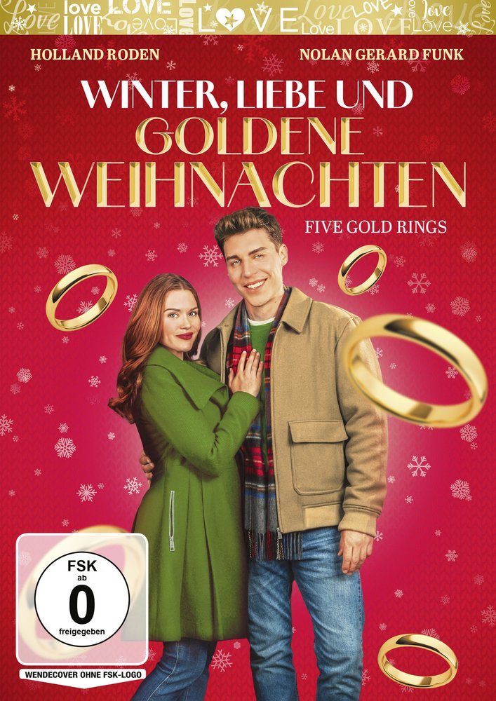 Five Gold Rings - Winter, Liebe und goldene Weihnachten - DVD Front-Cover Five Gold Rings - Winter, Liebe und goldene Weihnachten - DVD Front-Cover