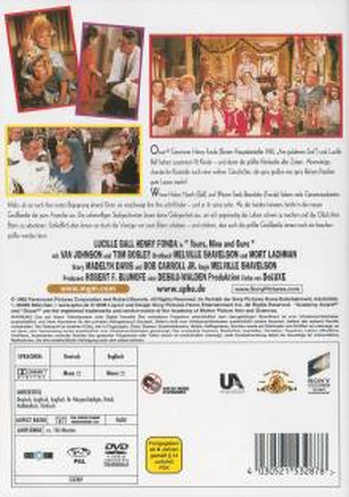 Deine, meine, unsere - DVD Back-Cover Deine, meine, unsere - DVD Back-Cover