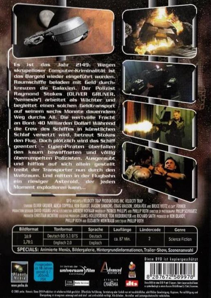 Velocity Trap - DVD Back-Cover Velocity Trap - DVD Back-Cover
