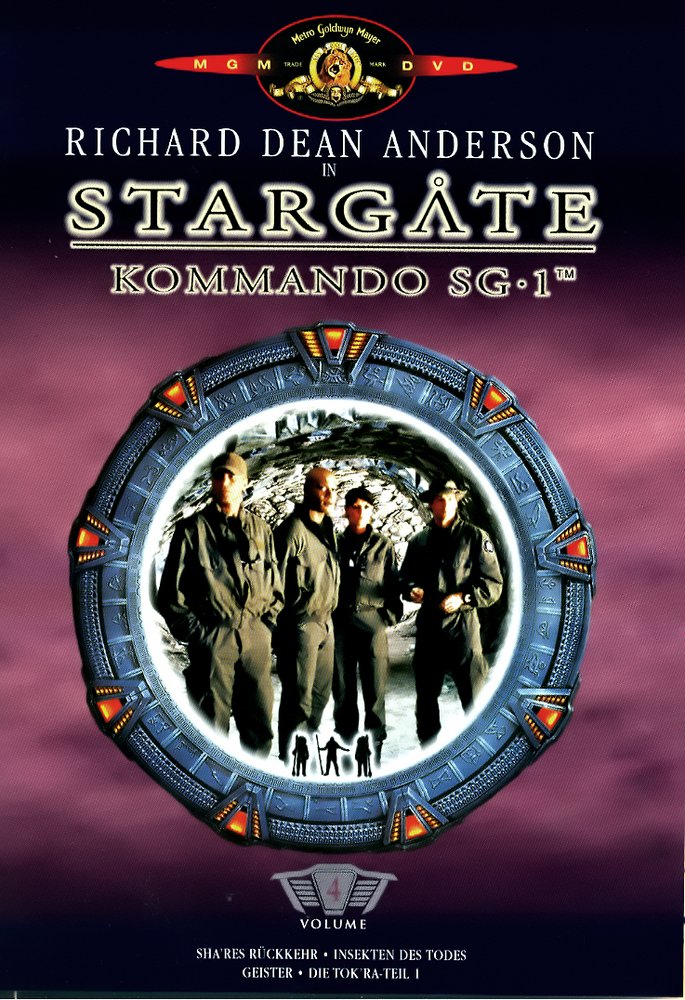 Stargate Kommando SG-1 - Volume 4 - DVD Front-Cover Stargate Kommando SG-1 - Volume 4 - DVD Front-Cover