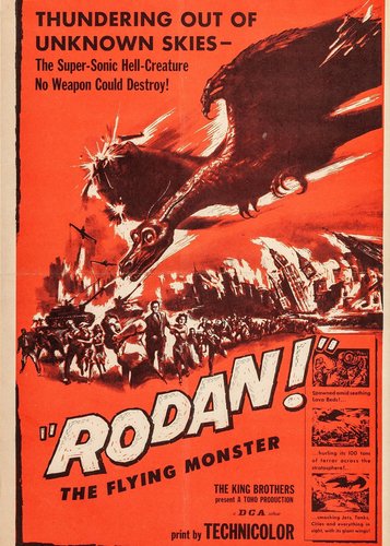 Rodan - Die fliegenden Monster von Osaka - Poster 4 Rodan - Die fliegenden Monster von Osaka - Poster 4