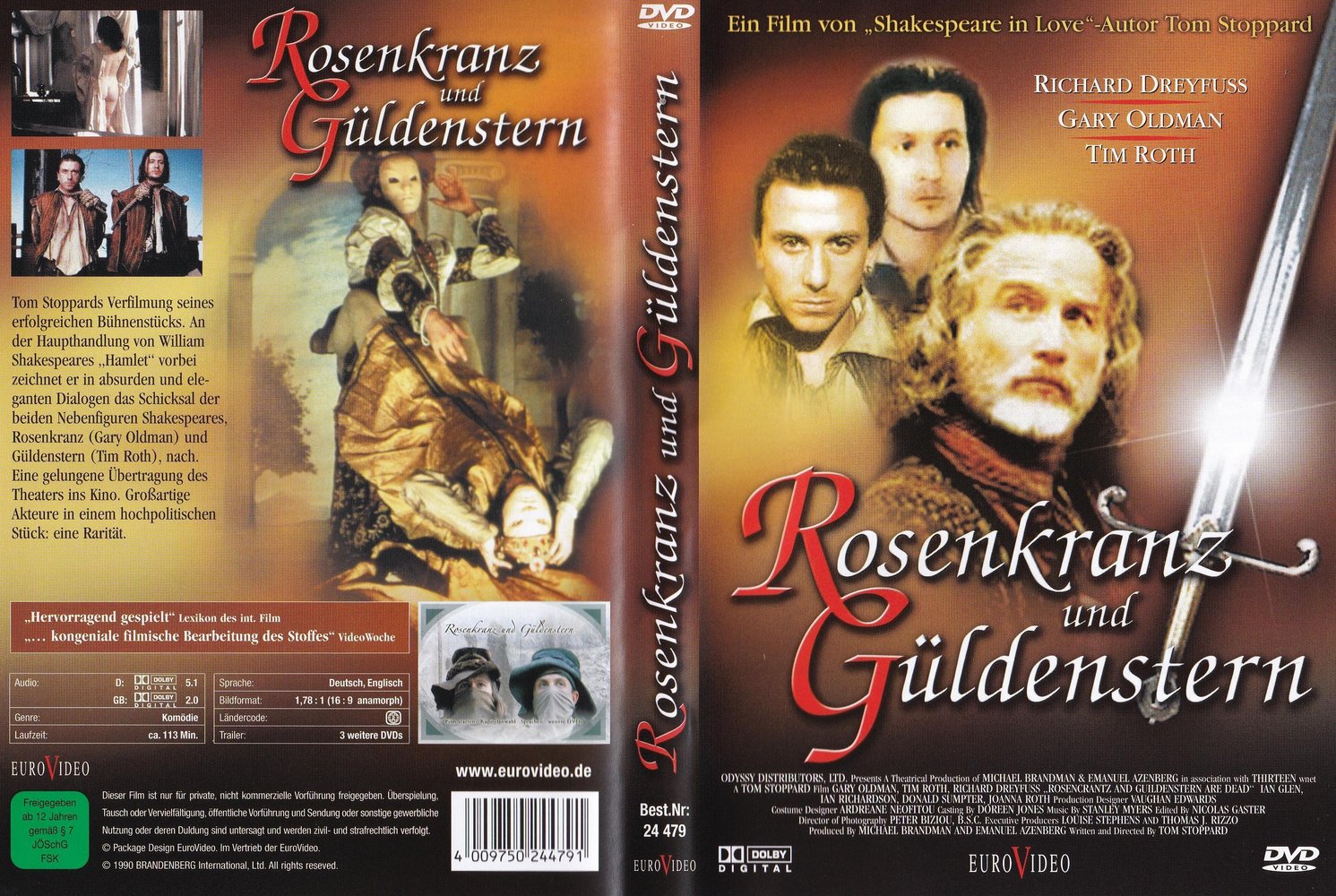 Rosenkranz und Güldenstern - DVD Full-Cover Rosenkranz und Güldenstern - DVD Full-Cover