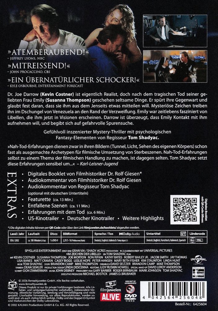Im Zeichen der Libelle - DVD Back-Cover Im Zeichen der Libelle - DVD Back-Cover