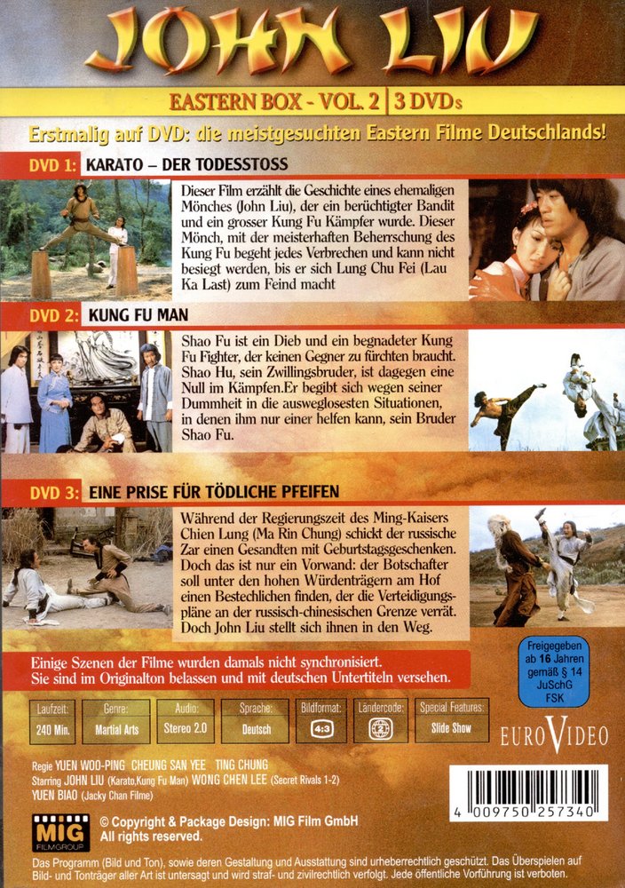 Karato - Der Todesstoß - DVD Back-Cover Karato - Der Todesstoß - DVD Back-Cover
