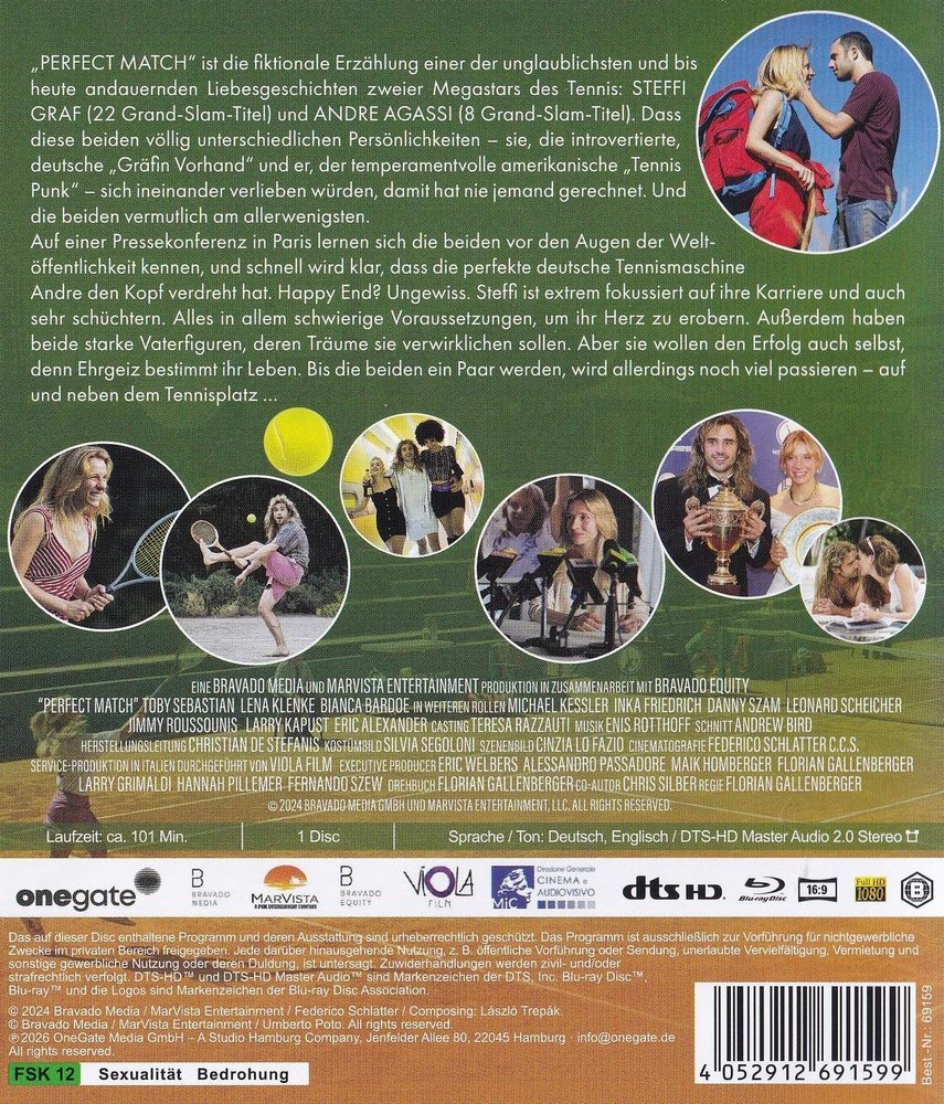 Perfect Match - Die Steffi & Andre Story - Blu-ray Back-Cover Perfect Match - Die Steffi & Andre Story - Blu-ray Back-Cover