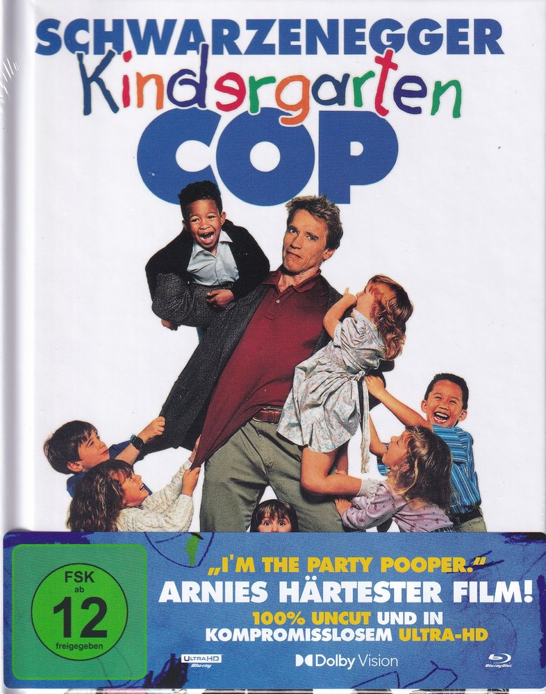 Kindergarten Cop - 4K UHD Front Cover Kindergarten Cop - 4K UHD Front Cover