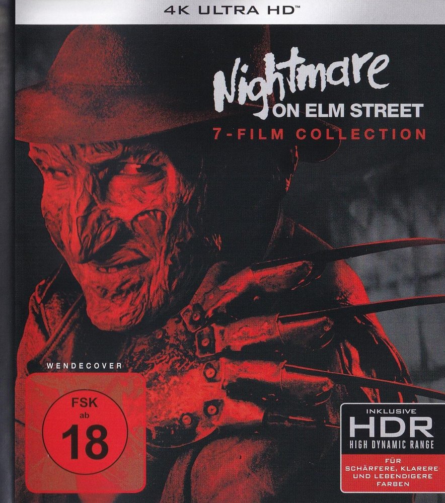 Nightmare on Elm Street 6 - Freddys Finale - 4K UHD Front Cover Nightmare on Elm Street 6 - Freddys Finale - 4K UHD Front Cover