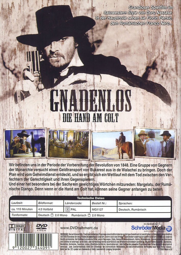 Gnadenlos - Geheimbund gelbe Rose - DVD Back-Cover Gnadenlos - Geheimbund gelbe Rose - DVD Back-Cover