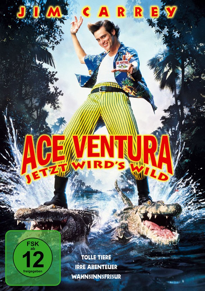 Ace Ventura 2 - Jetzt wird's wild - DVD Front-Cover Ace Ventura 2 - Jetzt wird's wild - DVD Front-Cover