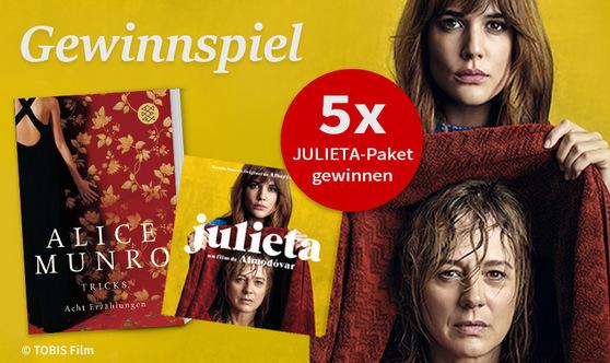 Julieta Gewinnspiel: Gewinnt Julieta-Pakete mit Büchern und CDs!