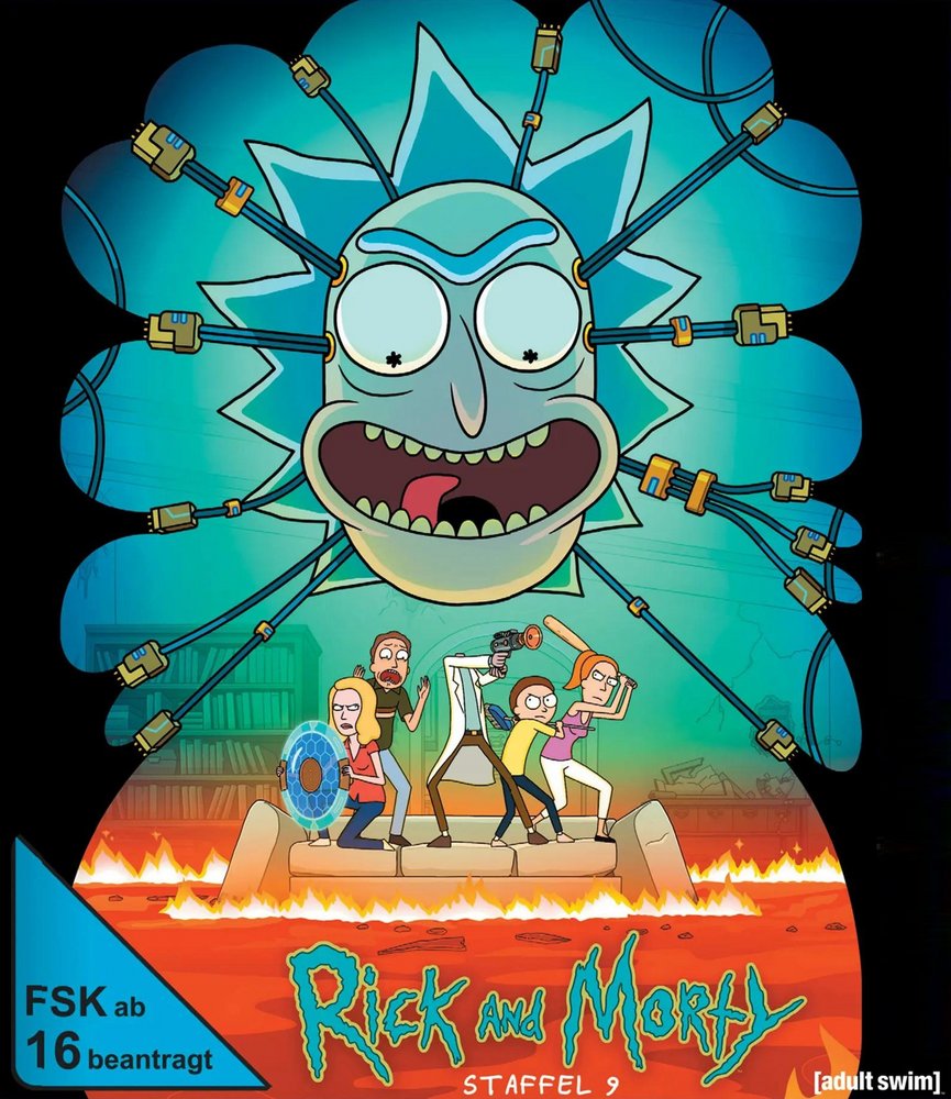 Rick and Morty - Staffel 9 - Blu-ray Front-Cover Rick and Morty - Staffel 9 - Blu-ray Front-Cover