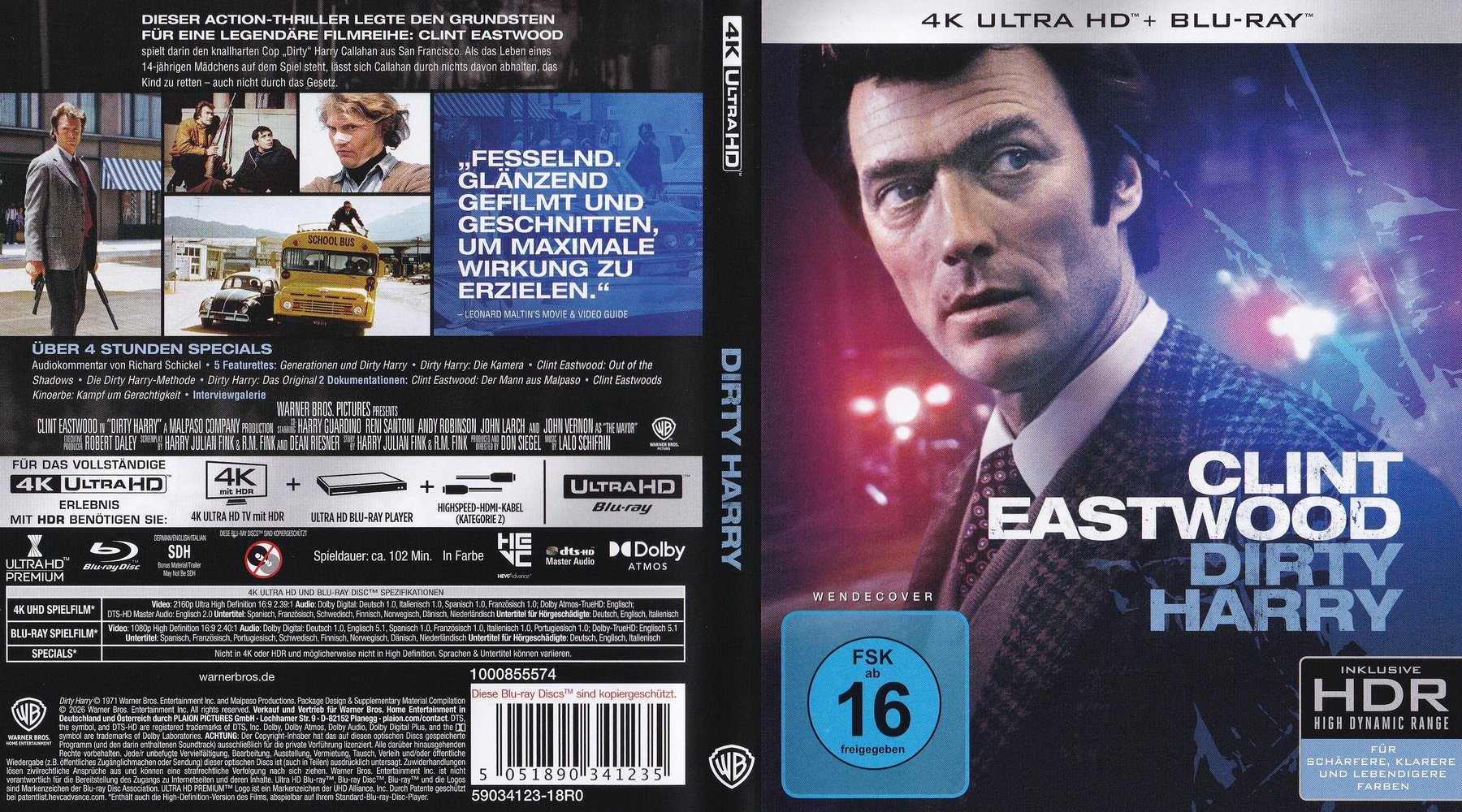 Dirty Harry - 4K UHD Full-Cover Dirty Harry - 4K UHD Full-Cover