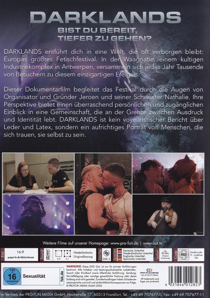 Darklands - Bist du bereit, tiefer zu gehen? - DVD Back-Cover Darklands - Bist du bereit, tiefer zu gehen? - DVD Back-Cover