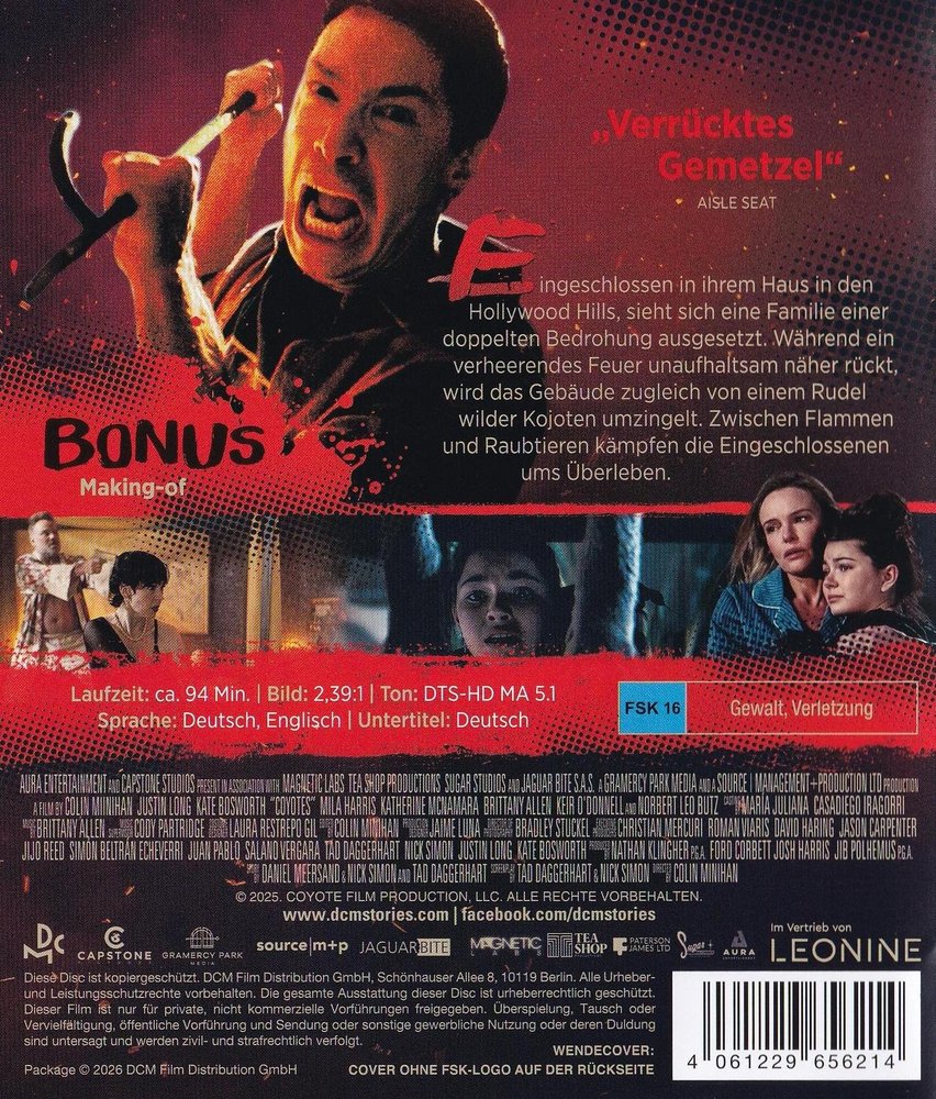 Coyotes - Blu-ray Back-Cover Coyotes - Blu-ray Back-Cover