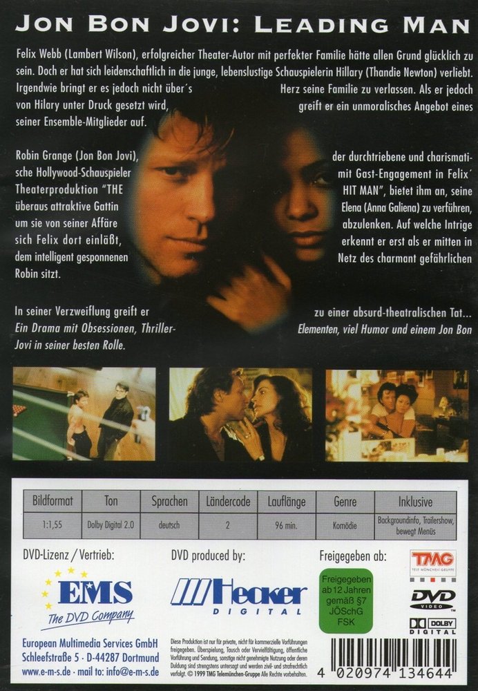Leading Man - DVD Back-Cover Leading Man - DVD Back-Cover