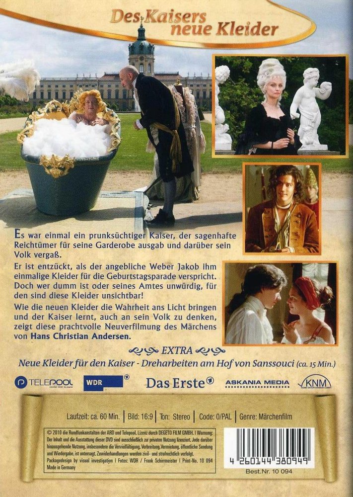 6 auf einen Streich 18 - Des Kaisers neue Kleider - DVD Back-Cover 6 auf einen Streich 18 - Des Kaisers neue Kleider - DVD Back-Cover