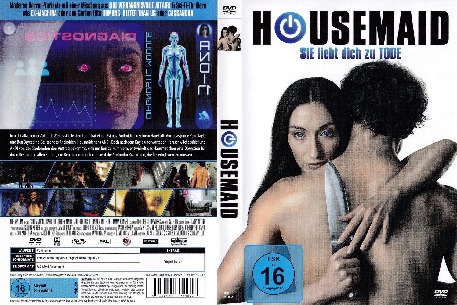 Housemaid - Sie liebt dich zu Tode - DVD Full-Cover Housemaid - Sie liebt dich zu Tode - DVD Full-Cover
