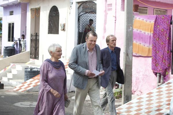 Judi Dench, Tom Wilkinson und Bill Nighy in 'Best Exotic Marigold Hotel' 2011 © 20th Century Fox