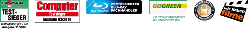 Video Buster - Zertifikate und Testergebnisse