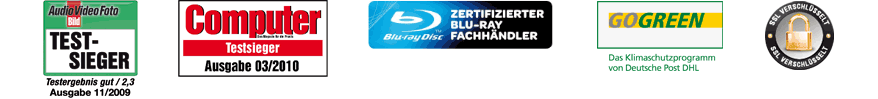 Video Buster - Zertifikate und Testergebnisse