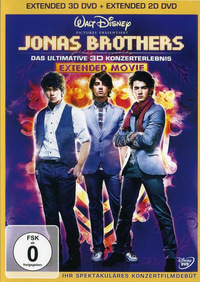 Jonas Brothers - Extended 3D Movie (Rot/Cyan-3-D-Brille nicht enthalten) (DVD)