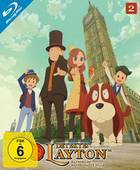 Detektei Layton - Rätselhafte Fälle - Volume 2 - Disc 2 - Episoden 16 - 20 (Blu-ray)