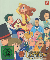 Detektei Layton - Rätselhafte Fälle - Volume 5 - Disc 2 - Episoden 46 - 50 (Blu-ray)
