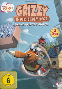 Grizzy & die Lemminge - Staffel 3 - Disc 3 - Episoden 53 - 78 (DVD)