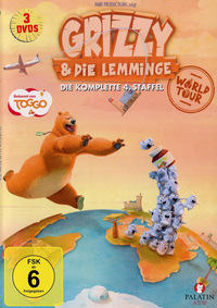 Grizzy & die Lemminge - Staffel 4 - Disc 3 - Episoden 53 - 78 (DVD)