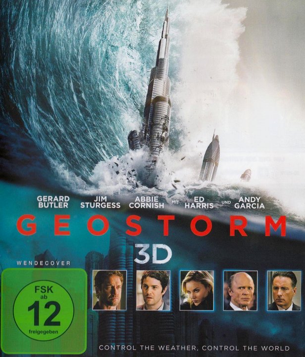 Geostorm (Blu-ray 3D), gebraucht, ohne Cover