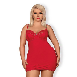 Jolierose Chemise &amp; Thong, 2 Teile